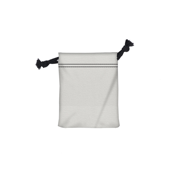5" W X 6" H Canvas Drawstring Bag - 5" W X 6" H Canvas Drawstring Bag - Image 1 of 1