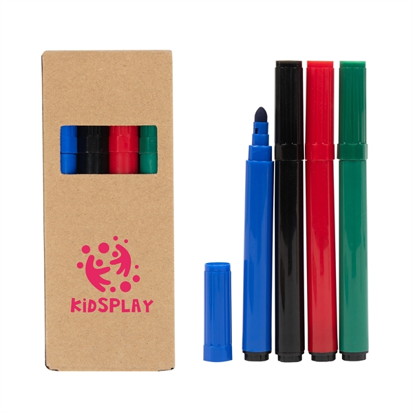 4 Piece Washable Marker Set - 4 Piece Washable Marker Set - Image 1 of 1
