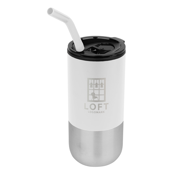 18 Oz. London Stainless Steel Tumbler - 18 Oz. London Stainless Steel Tumbler - Image 11 of 12