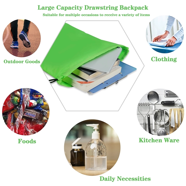 10 Colors Drawstring Backpack - 10 Colors Drawstring Backpack - Image 1 of 3