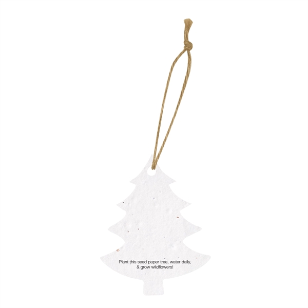 Custom Bloomin® Tree Shaped Plantable Holiday Ornament
