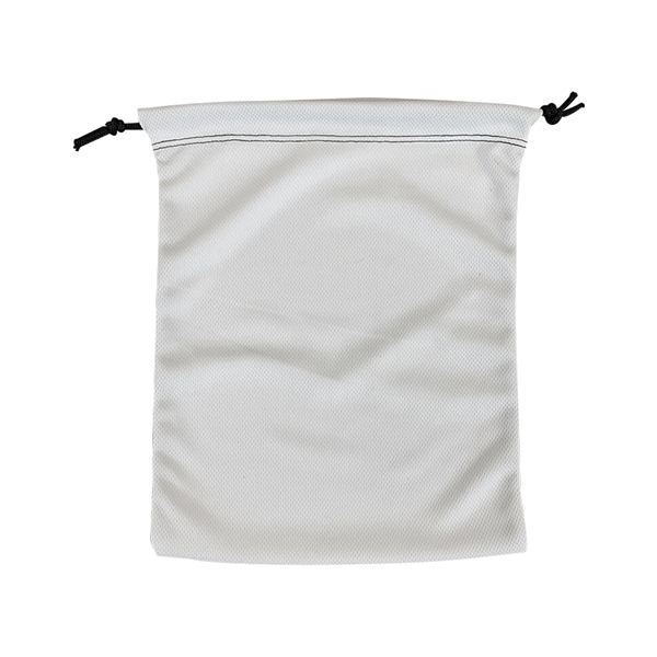 Custom 7" W X 9" H Polyester Drawstring Bag