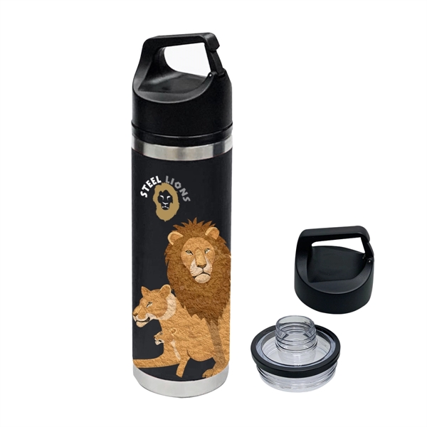 Custom 18 Oz. Full Color Davenport Stainless Steel Bottle