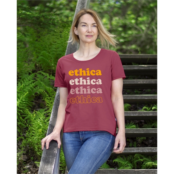 Women's crewneck t-shirt - Women's crewneck t-shirt - Image 0 of 12
