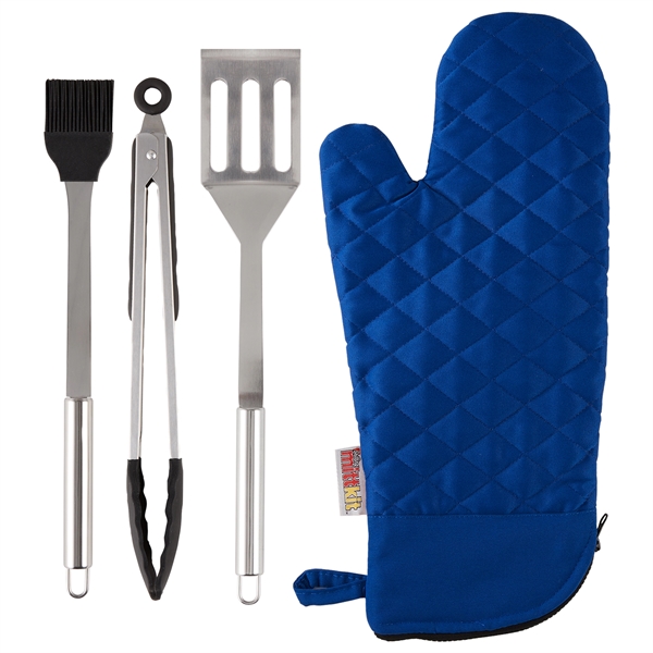 BBQ Grilling Tool Set with Mitt - BBQ Grilling Tool Set with Mitt - Image 3 of 5