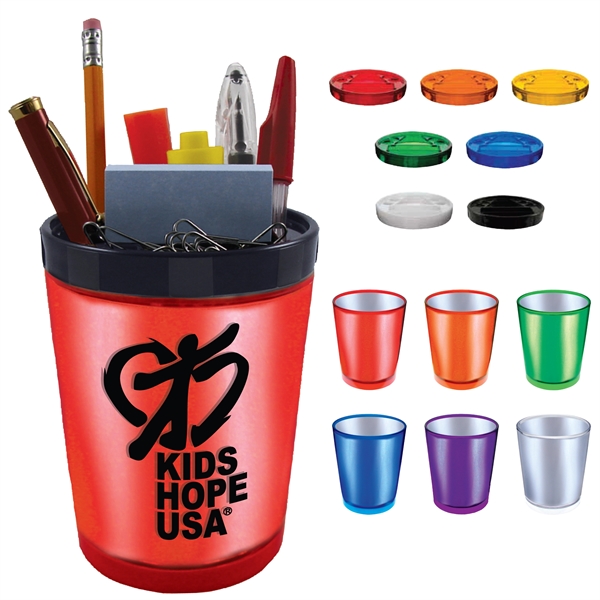 Desk Caddy with Foil Insert - Desk Caddy with Foil Insert - Image 0 of 12