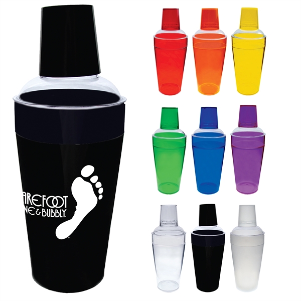 20 oz. Plastic Cocktail Shaker/Sipper - 20 oz. Plastic Cocktail Shaker/Sipper - Image 0 of 9