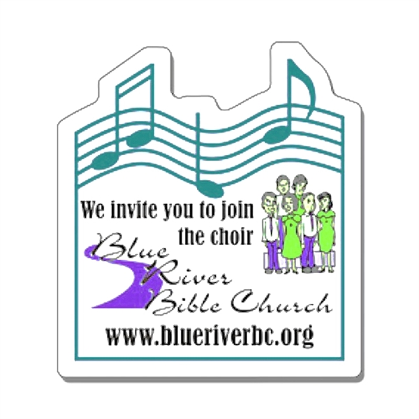 Magnet - Music Themed Shape (2.25x2.5) - Magnet - Music Themed Shape (2.25x2.5) - Image 0 of 1