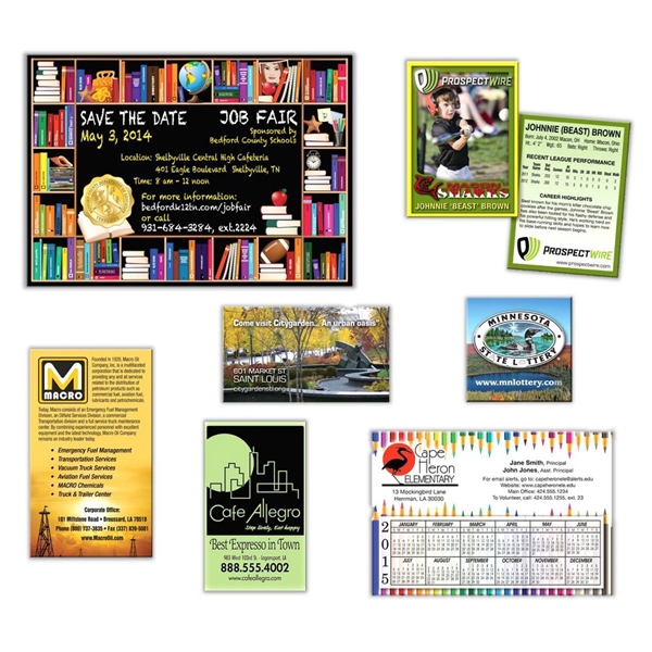 16 Sq Square Corners Flat Flexible Magnet