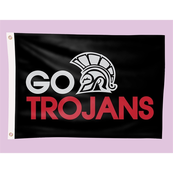 2' H x 3' W Team Flag SINGLE SIDE