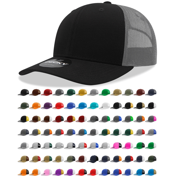 Decky® Classic Trucker Hat, Mid Pro Trucker, 6 Panel - Decky® Classic Trucker Hat, Mid Pro Trucker, 6 Panel - Image 110 of 299