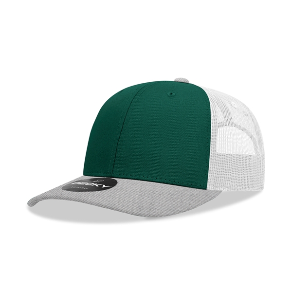 Decky® Classic Trucker Hat, Mid Pro Trucker, 6 Panel - Decky® Classic Trucker Hat, Mid Pro Trucker, 6 Panel - Image 176 of 299