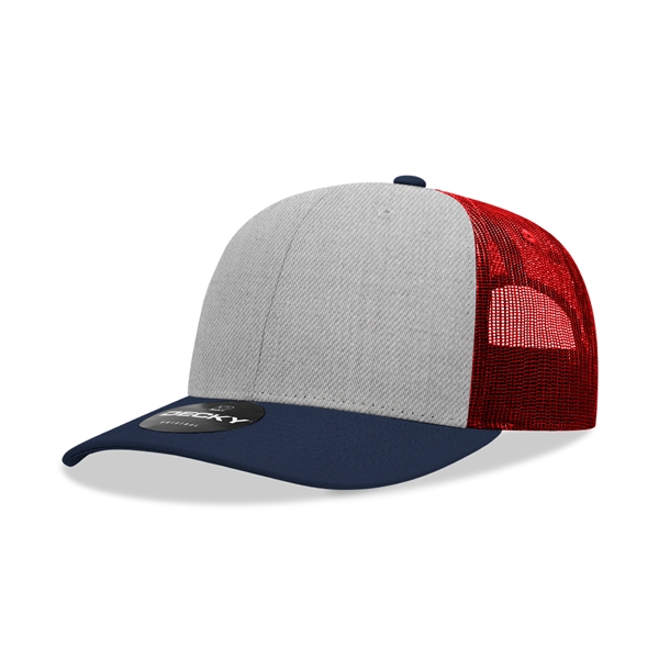 Decky® Classic Trucker Hat, Mid Pro Trucker, 6 Panel - Decky® Classic Trucker Hat, Mid Pro Trucker, 6 Panel - Image 200 of 299
