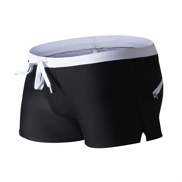 Mens Swimwear Short With Zipper Pocket - Mens Swimwear Short With Zipper Pocket - Image 9 of 15