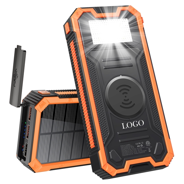 High Capacity Portable Solar Power Bank - High Capacity Portable Solar Power Bank - Image 0 of 4