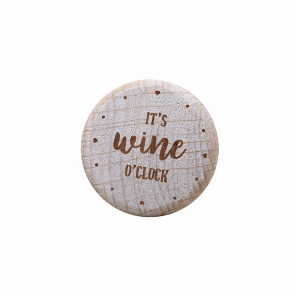 Natural Wood Wine Stopper Cork - Natural Wood Wine Stopper Cork - Image 1 of 1