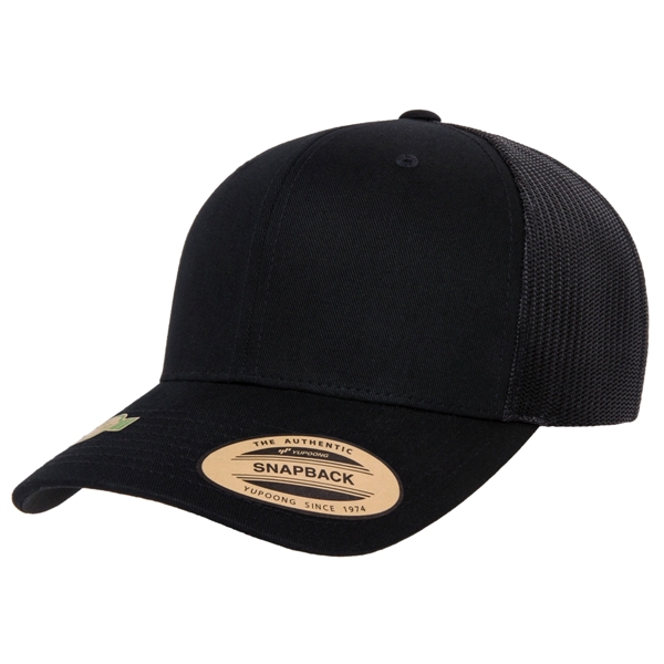 YP Classics Sustainable Retro Trucker Cap - YP Classics Sustainable Retro Trucker Cap - Image 1 of 3