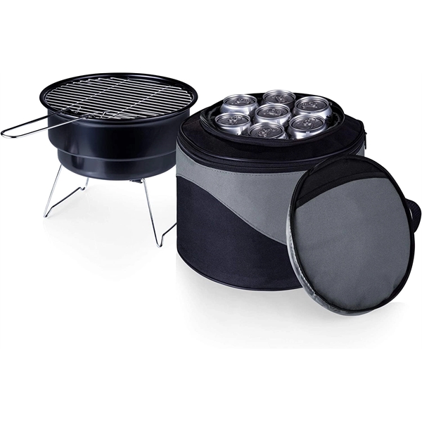 Picnic Portable BBQ With Cooler Bag - Picnic Portable BBQ With Cooler Bag - Image 0 of 3