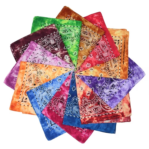 MOQ 50PCS Polyester Square Bandana - MOQ 50PCS Polyester Square Bandana - Image 0 of 0