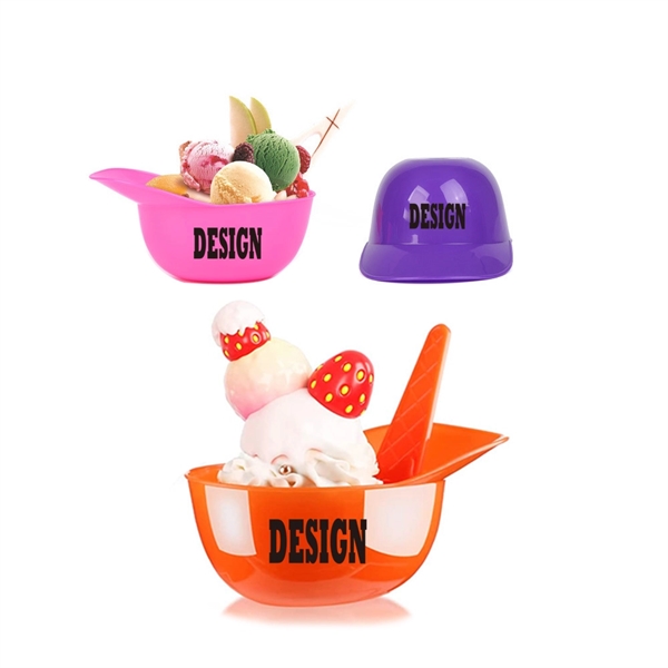 Baseball Cap Ice Cream Bowl - Baseball Cap Ice Cream Bowl - Image 0 of 1