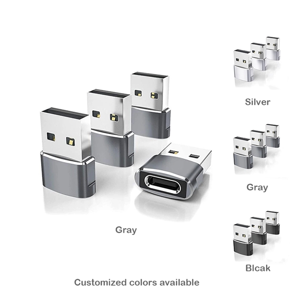 USB-C Female to USB Male Adapter Power Converter - USB-C Female to USB Male Adapter Power Converter - Image 1 of 3