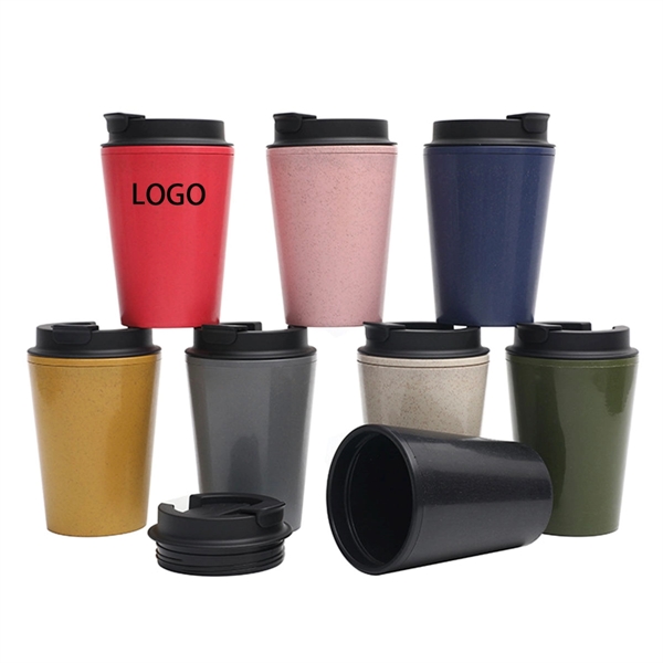12oz Wheat Straw Coffee Tumbler