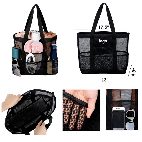 Custom Mesh Beach Bag
