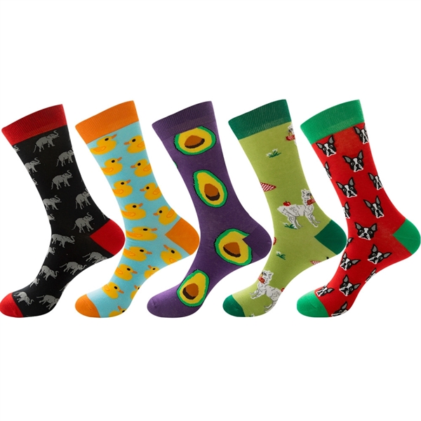 Jacquard weaved cotton socks - Jacquard weaved cotton socks - Image 0 of 2