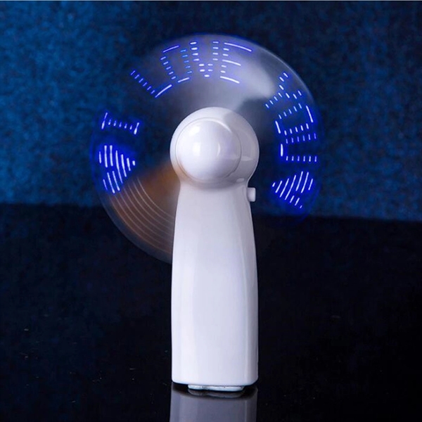 Handheld Fan With LED Message - Handheld Fan With LED Message - Image 3 of 5