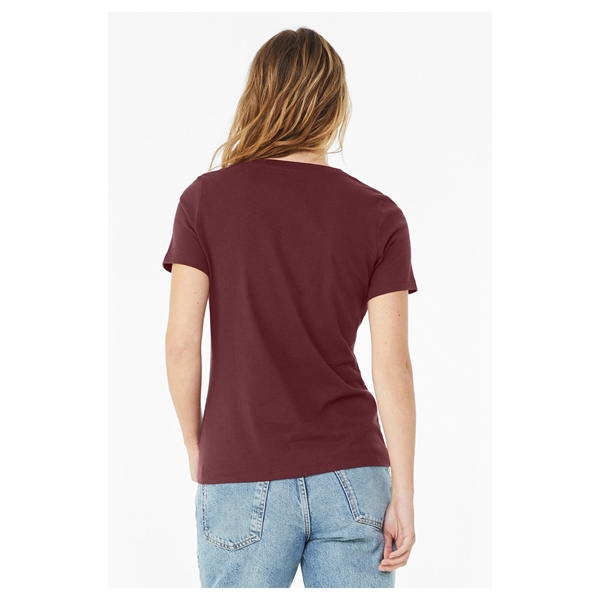 Bella + Canvas Ladies' Relaxed Jersey V-Neck T-Shirt - Bella + Canvas Ladies' Relaxed Jersey V-Neck T-Shirt - Image 167 of 218