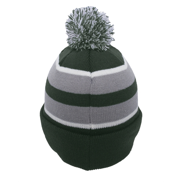 Pacific Headwear Knit Fold-Over Pom-Pom Beanie - Pacific Headwear Knit Fold-Over Pom-Pom Beanie - Image 38 of 130