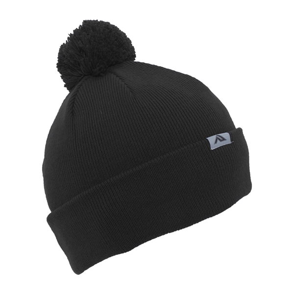 Pacific Headwear Knit Fold-Over Pom-Pom Beanie - Pacific Headwear Knit Fold-Over Pom-Pom Beanie - Image 43 of 130