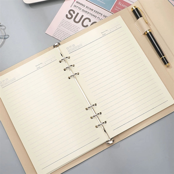 Leather Notebook Binder - Leather Notebook Binder - Image 2 of 4