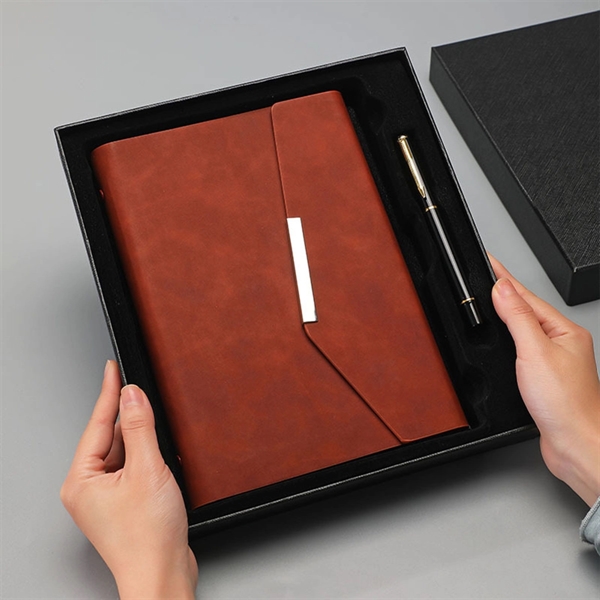 Leather Notebook Binder - Leather Notebook Binder - Image 3 of 4
