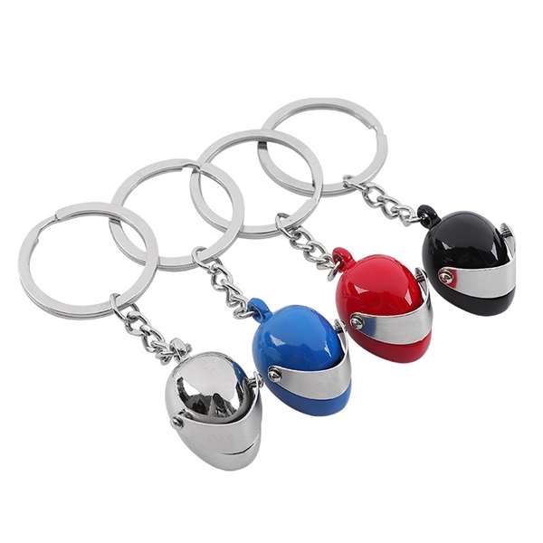 Motorcycle Helmet Keychain - Motorcycle Helmet Keychain - Image 0 of 2