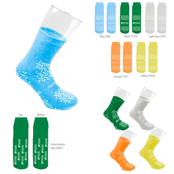 Comfy-Fit Double Side Non-Slip Grip Socks - Comfy-Fit Double Side Non-Slip Grip Socks - Image 0 of 0