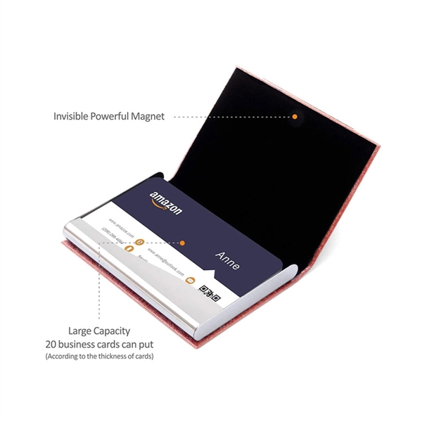 Business Card Holder With Magnetic - Business Card Holder With Magnetic - Image 1 of 5