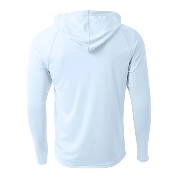 A4 Men's Cooling Performance Long-Sleeve Hooded T-shirt - A4 Men's Cooling Performance Long-Sleeve Hooded T-shirt - Image 26 of 60