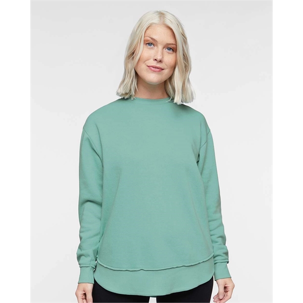 LAT Women's Weekend Fleece Crewneck Sweatshirt - LAT Women's Weekend Fleece Crewneck Sweatshirt - Image 1 of 16