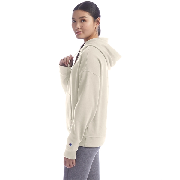 Champion Ladies' PowerBlend Relaxed Hooded Sweatshirt - Champion Ladies' PowerBlend Relaxed Hooded Sweatshirt - Image 5 of 29