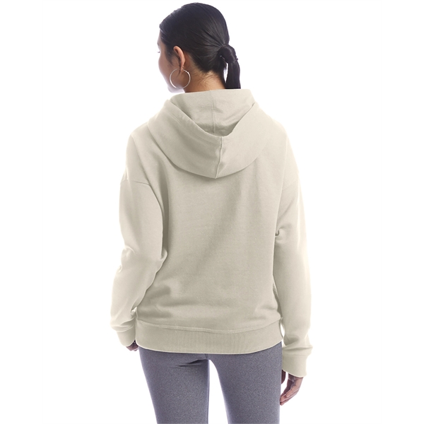 Champion Ladies' PowerBlend Relaxed Hooded Sweatshirt - Champion Ladies' PowerBlend Relaxed Hooded Sweatshirt - Image 6 of 29