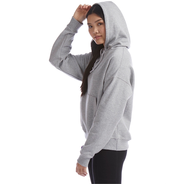 Champion Ladies' PowerBlend Relaxed Hooded Sweatshirt - Champion Ladies' PowerBlend Relaxed Hooded Sweatshirt - Image 7 of 29