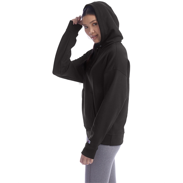 Champion Ladies' PowerBlend Relaxed Hooded Sweatshirt - Champion Ladies' PowerBlend Relaxed Hooded Sweatshirt - Image 9 of 29