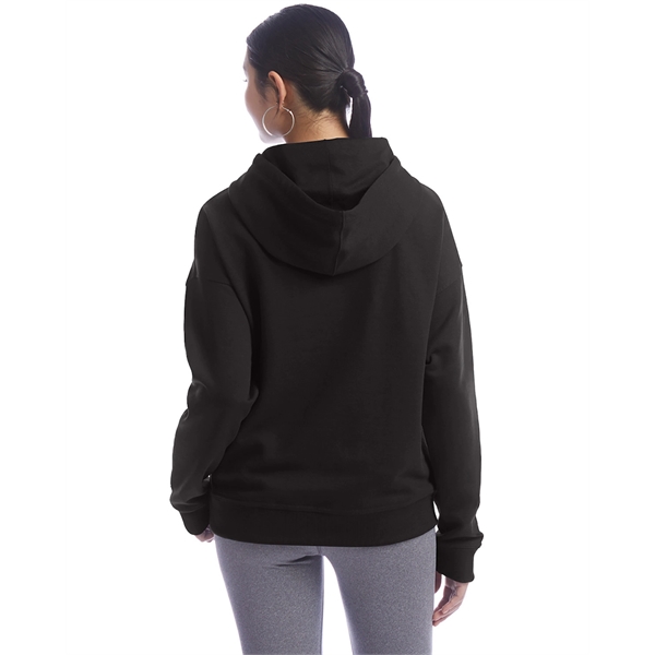 Champion Ladies' PowerBlend Relaxed Hooded Sweatshirt - Champion Ladies' PowerBlend Relaxed Hooded Sweatshirt - Image 10 of 29