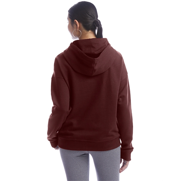 Champion Ladies' PowerBlend Relaxed Hooded Sweatshirt - Champion Ladies' PowerBlend Relaxed Hooded Sweatshirt - Image 12 of 29