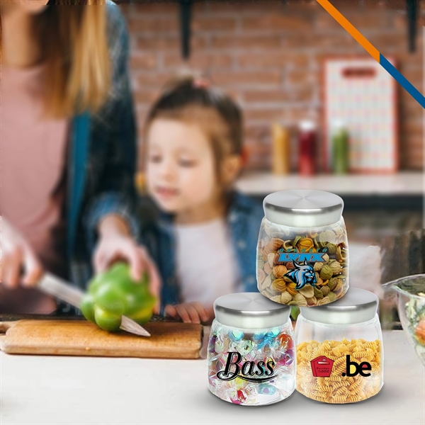 Donna Glass Candy Jars - Donna Glass Candy Jars - Image 1 of 9