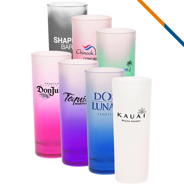 Grant Tall Frosted Shot Glasses - Grant Tall Frosted Shot Glasses - Image 1 of 10