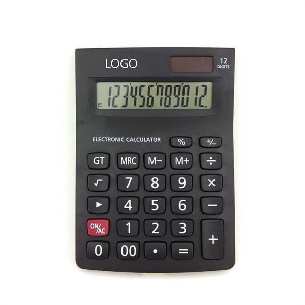 Basics LCD 12-Digit Desktop Calculator - Basics LCD 12-Digit Desktop Calculator - Image 0 of 3