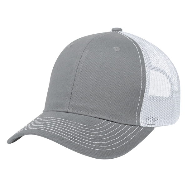 Cotton Twill Mesh Back Cap - Cotton Twill Mesh Back Cap - Image 34 of 45