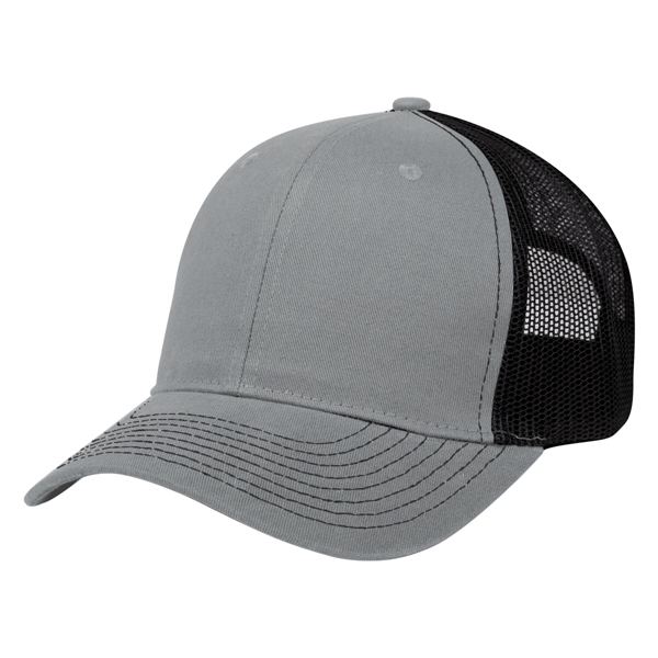 Cotton Twill Mesh Back Cap - Cotton Twill Mesh Back Cap - Image 5 of 45